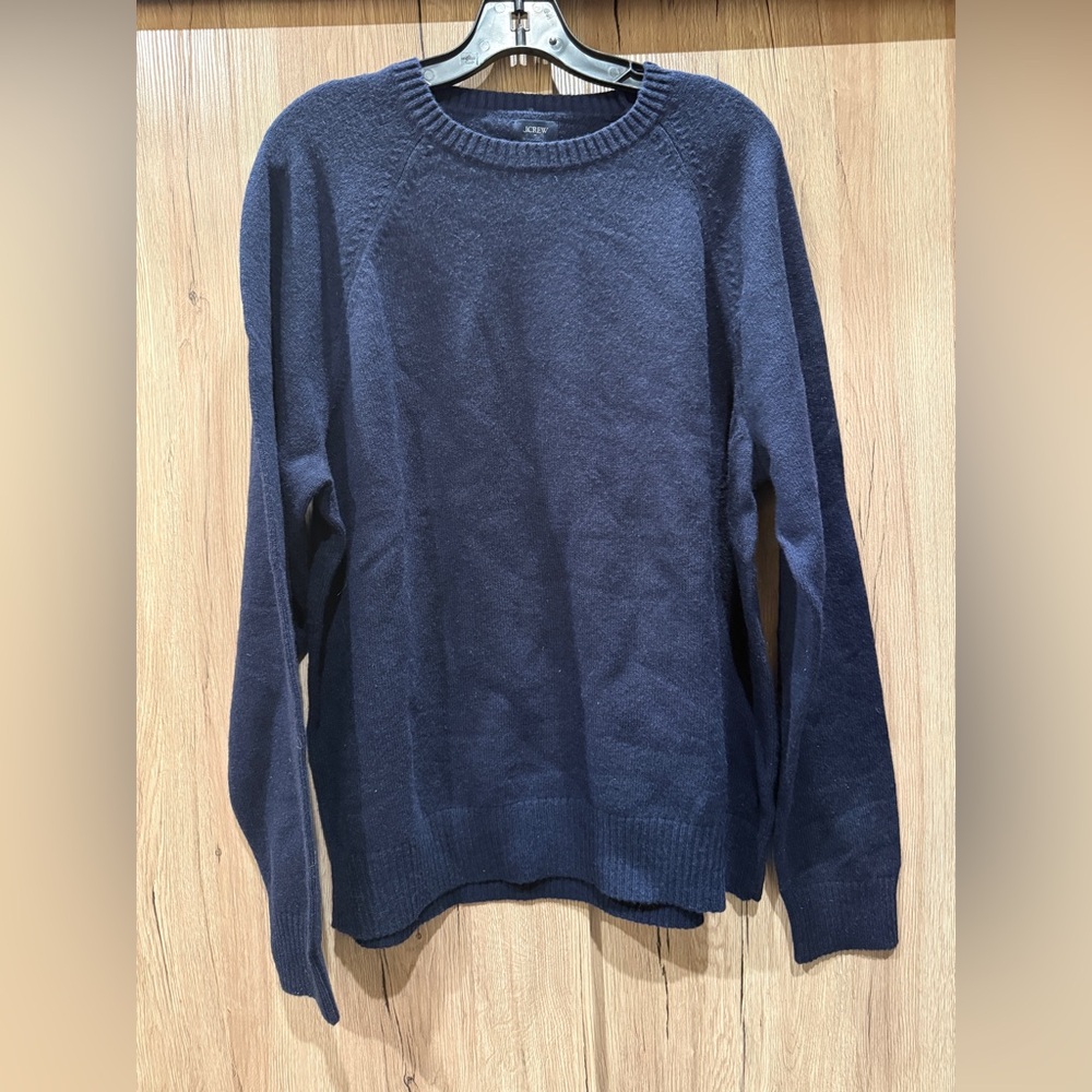 J. Crew Deep Blue Knit Pullover